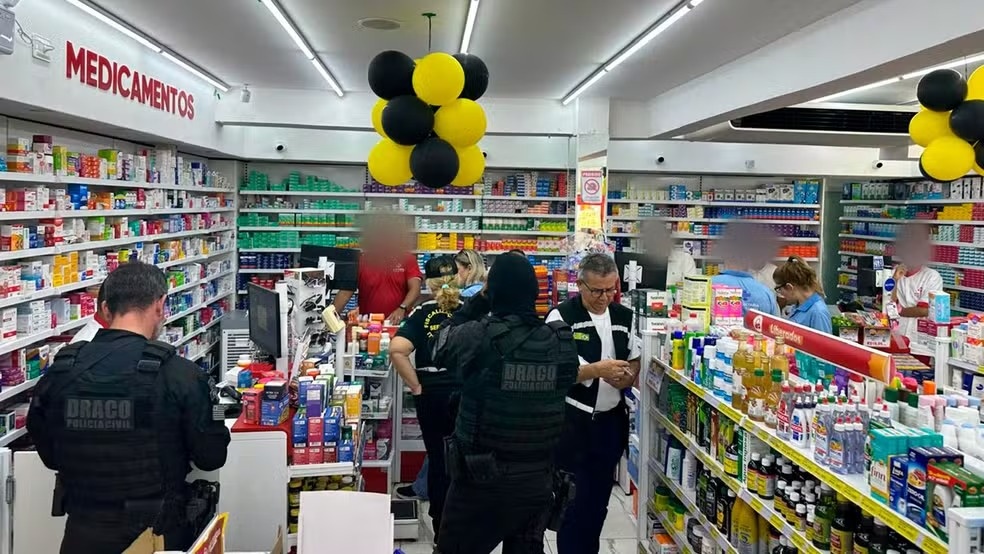 Operação mira rede de farmácias em Teresina suspeita de venda de produtos roubados