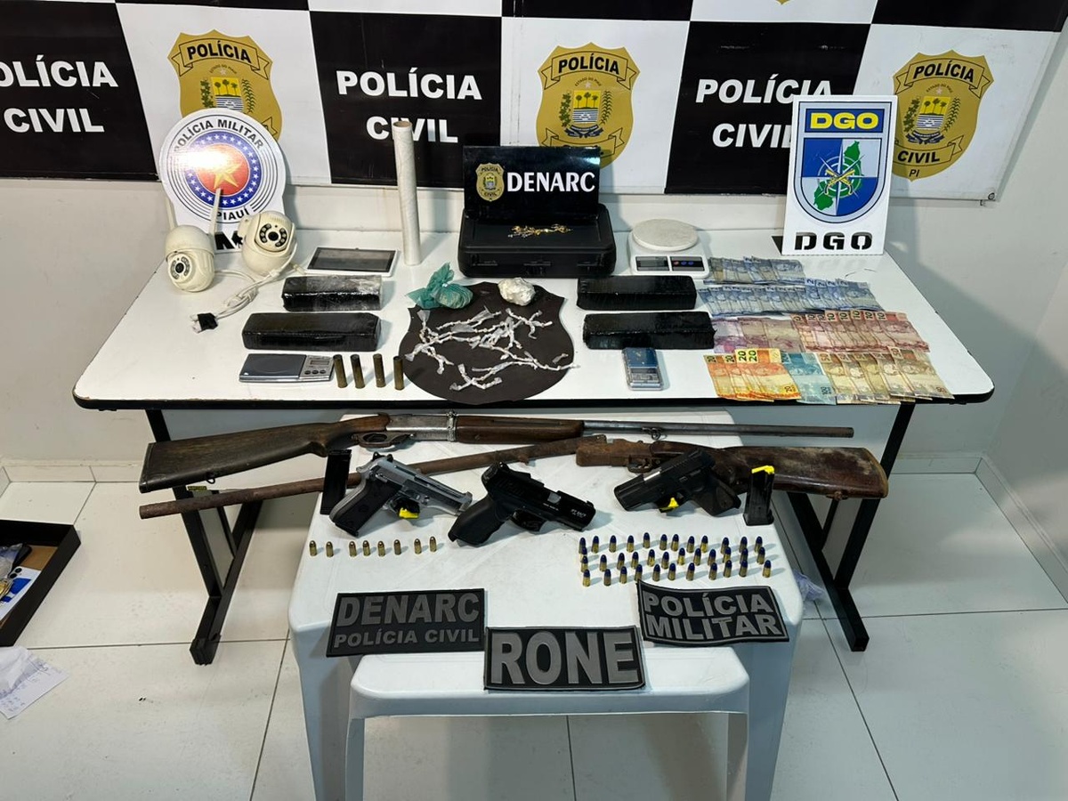 Operador do tráfico está entre presos na Operação Capital Oculto em Teresina