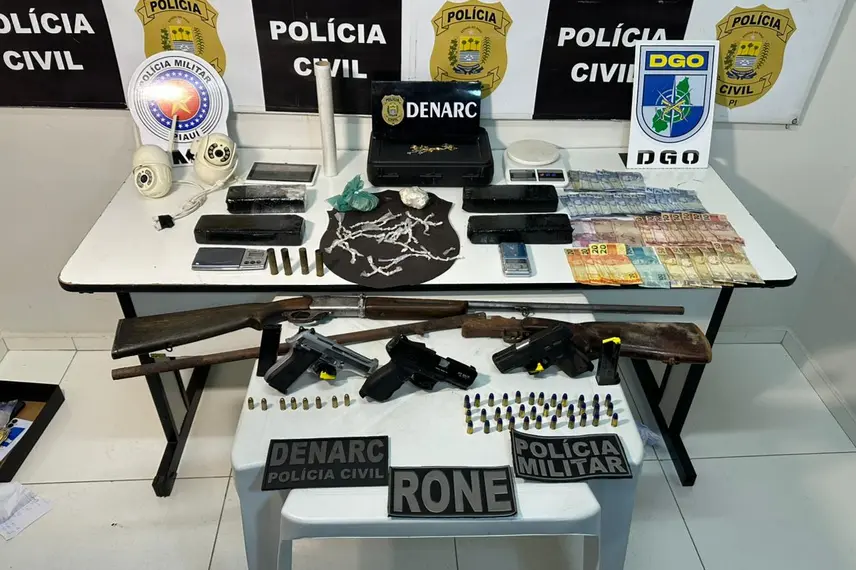Operador do tráfico está entre presos na Operação Capital Oculto em Teresina