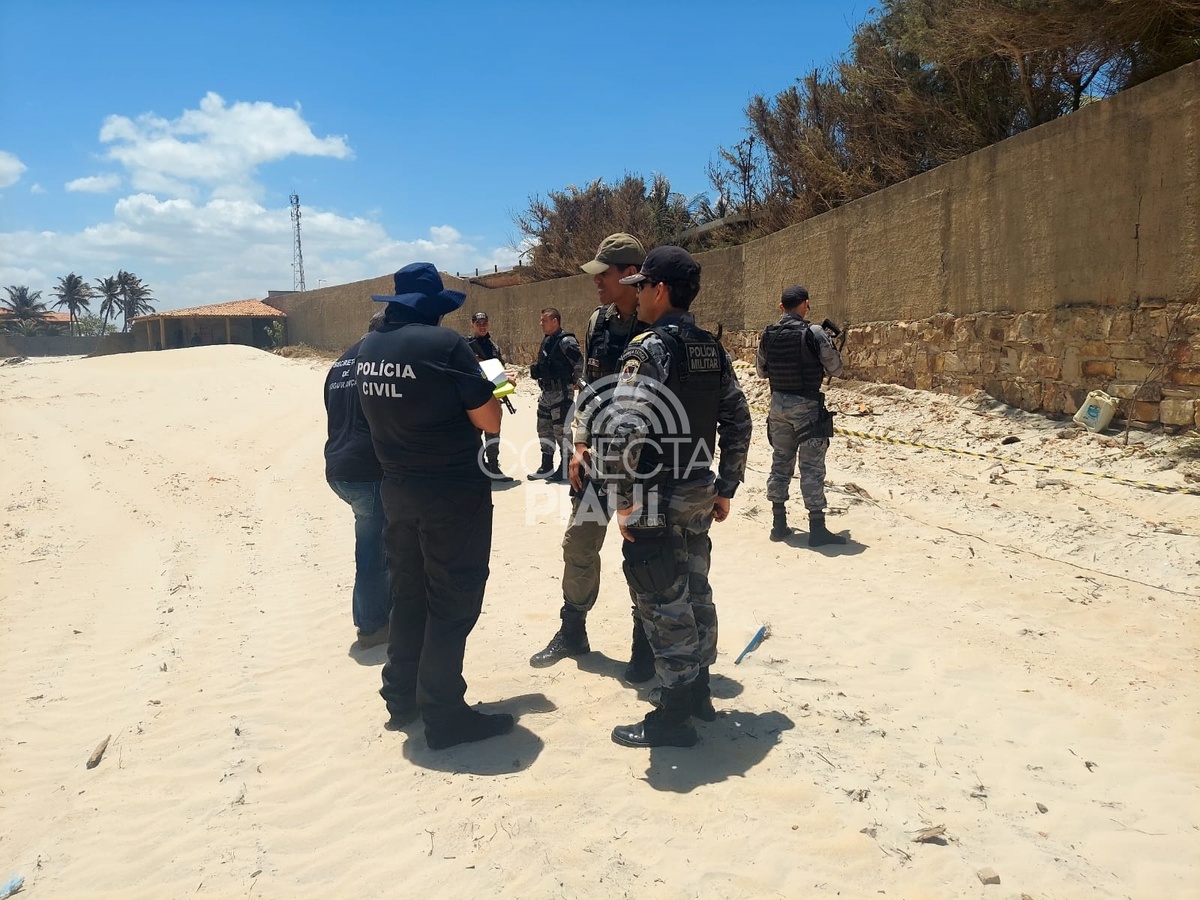 Ossada encontrada em Luís Correia