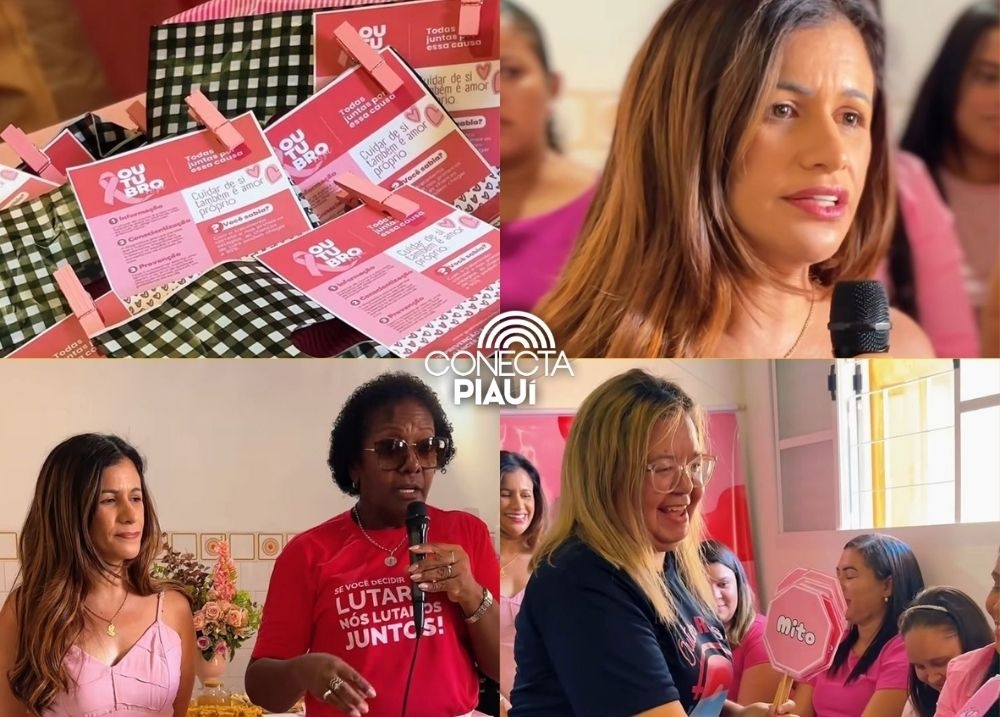 Outubro Rosa: Amarante promove "Chá Com Elas" e reforça rede de acolhimento