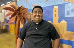 Padre Neto Rêgo destaca fé e fortalecimento das cidades na Feira dos Municípios (Foto: Conecta Piauí)