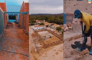 Palmeira do Piauí inicia construção de praça e quadra esportiva em Lagoa Grande (Foto: Reprodução) Palmeira do Piauí inicia construção de praça e quadra esportiva em Lagoa Grande (Foto: Reprodução)