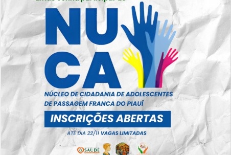 Passagem Franca abre inscrições para o Núcleo de Cidadania de Adolescentes