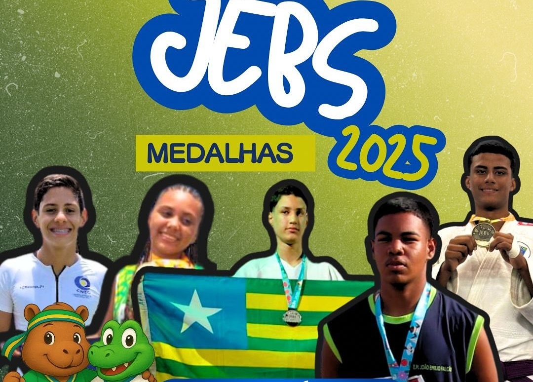 Piauí já soma 17 medalhas nos Jogos Escolares Brasileiros 2025
