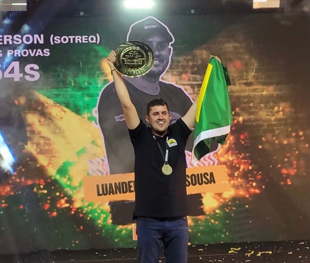 Piauiense Luanderson de Sousa é campeão sul-americano de operador de máquinas