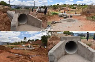 Picos avança na segunda etapa de obras de drenagem em Comunidade Quilombola (Foto: Reprodução)