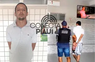 PM cumpre mandado e prende homem acusado de roubo em Parnaíba (Foto: Reprodução)