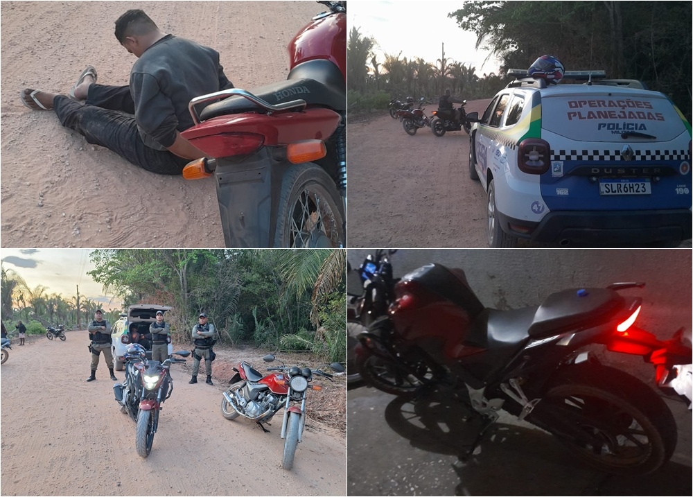 PM prende dupla suspeita de furtar motos na zona rural de Teresina