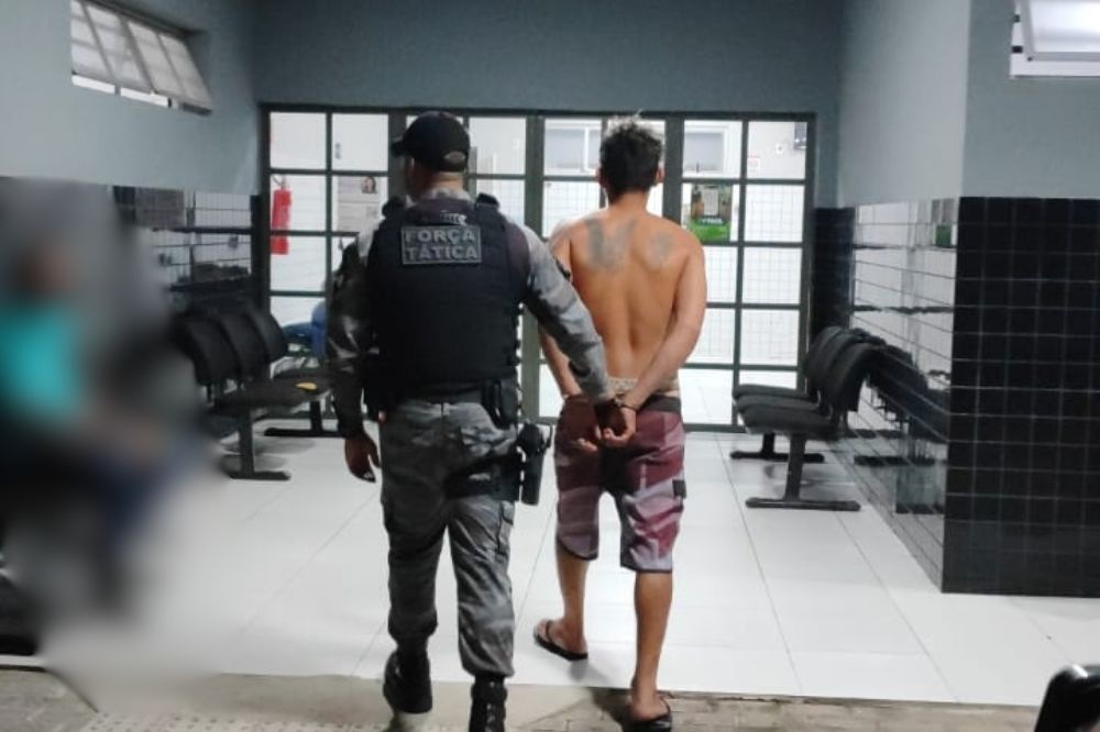 Polícia Militar prende homem acusado de agredir companheira em Parnaíba