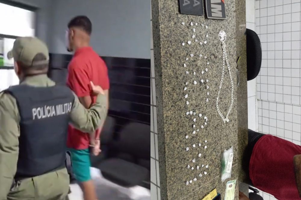 Polícia prende jovem de 19 anos com 63 pedras de crack em Luís Correia
