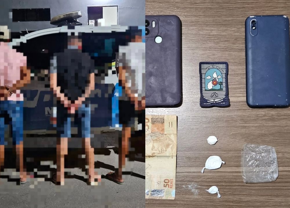 Polícia prende três homens com cocaína no município de Pio IX