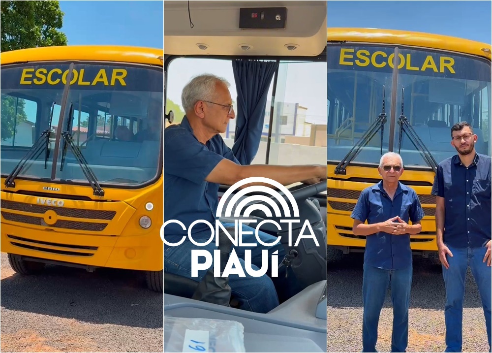 Prefeito Agamenon entrega ônibus escolar e anuncia própria em Ribeiro Gonçalves