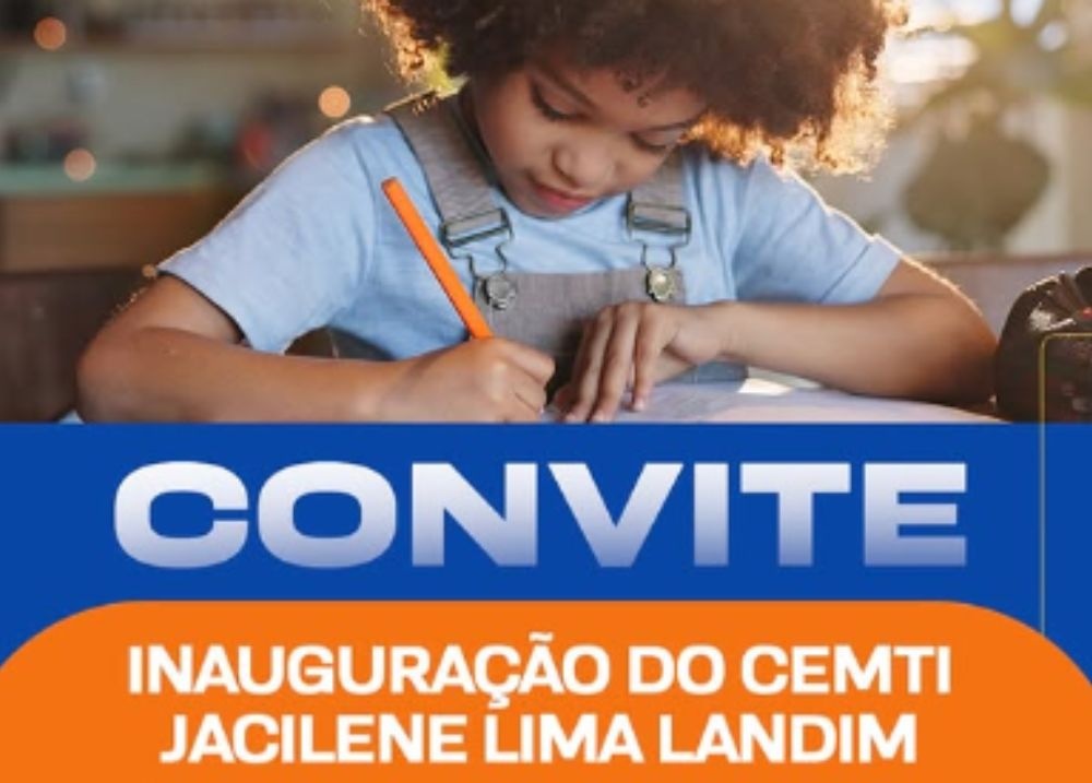 Prefeitura de Anísio de Abreu anuncia inauguração de CEMTI Jacilene Lima Landim