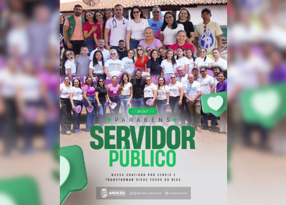 Prefeitura de Aroazes presta homenagem aos servidores públicos