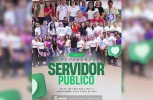 Prefeitura de Aroazes presta homenagem aos servidores públicos (Foto: Reprodução)