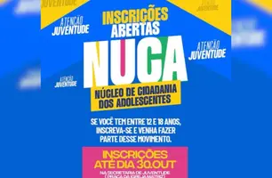 Prefeitura de Bertolínia abre inscrições para Núcleo de Cidadania dos Adolescentes (Foto: Reprodução)