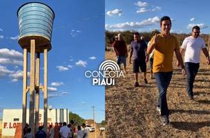 Prefeitura de Caracol leva abastecimento de água à comunidade Serrinha (Foto: Reprodução)