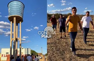 Prefeitura de Caracol leva abastecimento de água à comunidade Serrinha (Foto: Reprodução)