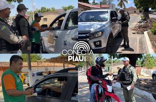 Prefeitura de Palmeira do Piauí combate a poluição sonora com blitz educativa (Foto: Reprodução) Prefeitura de Palmeira do Piauí combate a poluição sonora com blitz educativa (Foto: Reprodução)