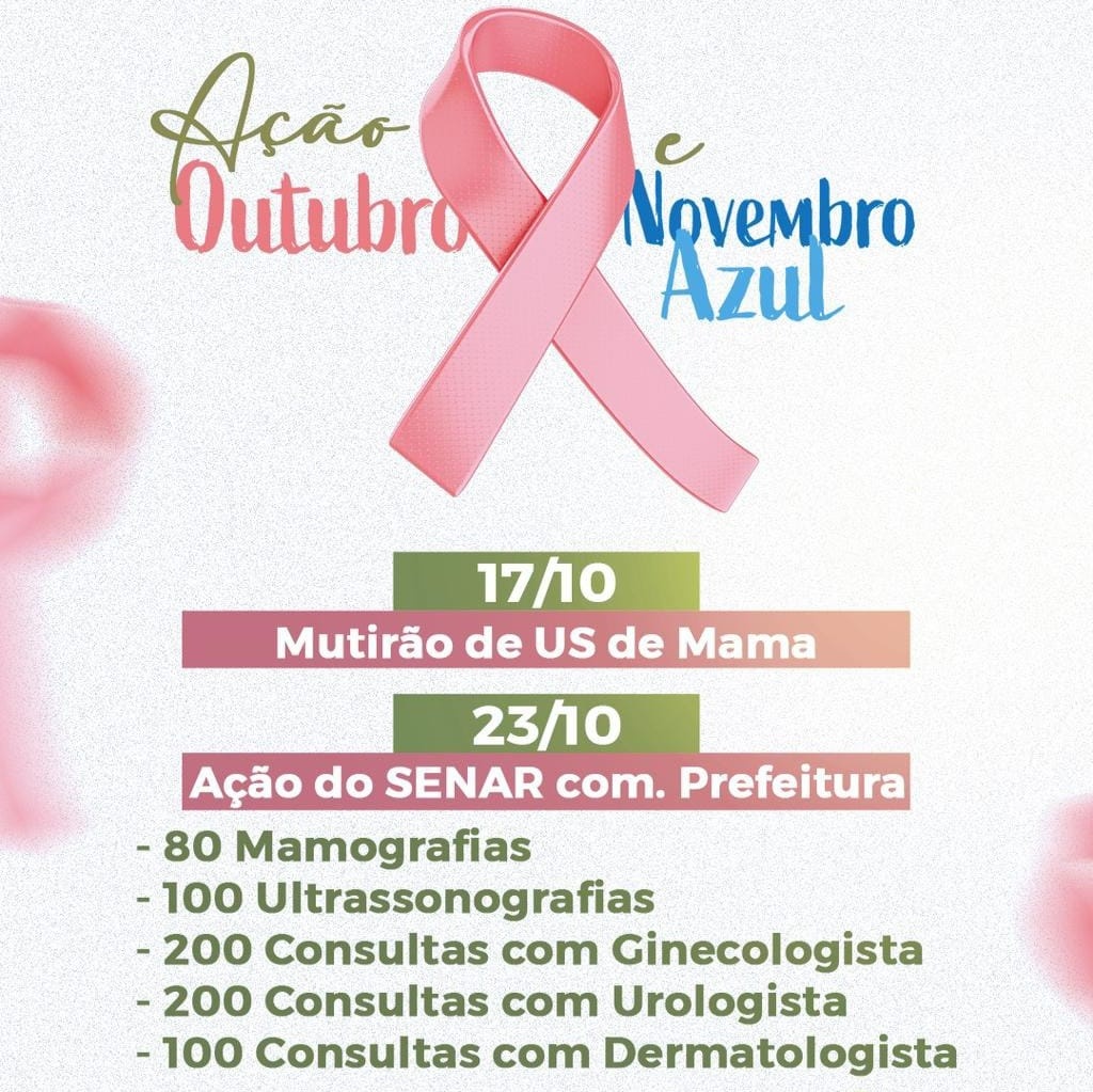 Prefeitura de Rio Grande do Piauí promove ações de saúde em outubro e novembro