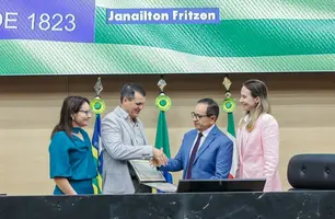 Presidente da Aprosoja Piauí recebe Título de Cidadão Piauiense na Alepi (Foto: Reprodução)