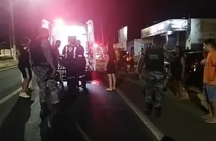Professor é atropelado por motocicleta em avenida de Floriano (Foto: JC24horas)