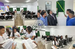 Rafael Fonteles entrega escola revitalizada e climatizada em Teresina (Foto: Conecta Piauí)