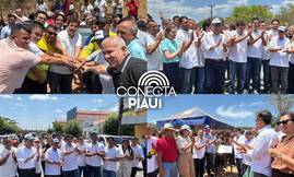 Rafael Fonteles entrega obras e impulsiona mobilidade em Altos e Alto Longá (Foto: Conecta Piauí)