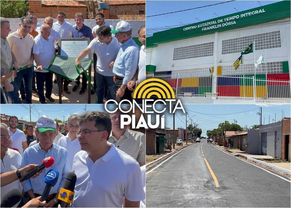 Rafael Fonteles inaugura obras e anuncia novos investimentos em Bom Jesus