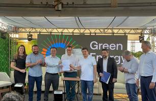 Rafael Fonteles inaugura revitalização da Lagoa do Bebedouro e escritório da Green Energy Park em Parnaíba (Foto: Maria Clara César / Conecta Piauí)