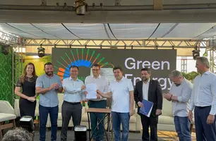 Rafael Fonteles inaugura revitalização da Lagoa do Bebedouro e escritório da Green Energy Park em Parnaíba (Foto: Maria Clara César / Conecta Piauí)