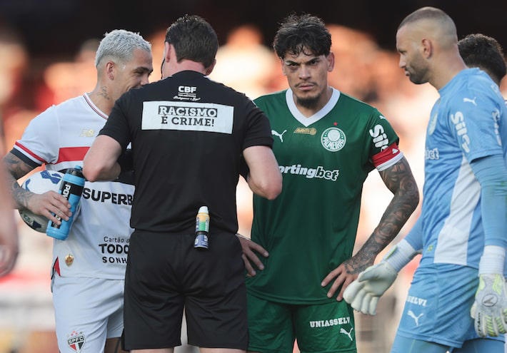 Ramon Abatti Abel foi afastado pela CBF após atuação no clássico entre São Paulo e Palmeira