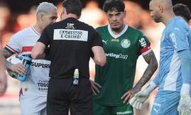 Ramon Abatti Abel foi afastado pela CBF após atuação no clássico entre São Paulo e Palmeira (Foto: Werther Santana/Estadão)