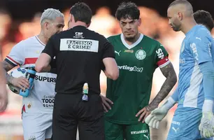 Ramon Abatti Abel foi afastado pela CBF após atuação no clássico entre São Paulo e Palmeira (Foto: Werther Santana/Estadão)