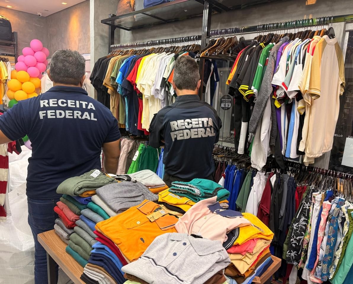 Receita Federal e PM apreendem R$ 2,5 milhões em produtos falsificados em Teresina