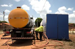 Reservatório móvel amplia oferta de água em Luzilândia em 70 mil litros (Foto: Reprodução)