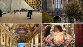 Roubo ao Museu do Louvre (Foto: Reprodução)