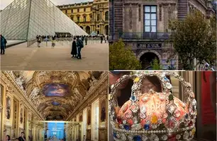 Roubo ao Museu do Louvre (Foto: Reprodução)