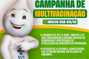 Santa Rosa inicia Campanha de Multivacinação para atualização da caderneta vacinal (Foto: Divulgação)