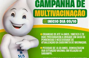 Santa Rosa inicia Campanha de Multivacinação para atualização da caderneta vacinal (Foto: Divulgação)