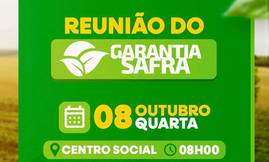 Santa Rosa realiza reunião para debater Garantia Safra 2025 (Foto: Divulgação)