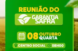 Santa Rosa realiza reunião para debater Garantia Safra 2025 (Foto: Divulgação)