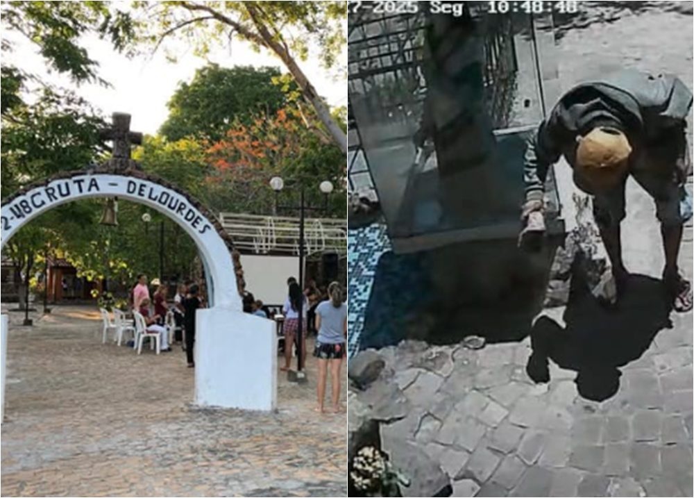 Santuário de Nossa Senhora de Lourdes em Lagoa do Piauí é alvo de furto