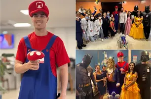 Secretaria de Segurança realiza ação do Dia das Crianças no Hospital São Marcos (Foto: Reprodução)