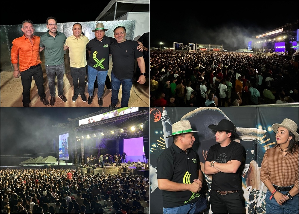 Segundo dia da ExpoAG agita Alvorada do Gurguéia com show de Natanzinho Lima