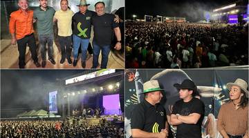 Segundo dia da ExpoAG agita Alvorada do Gurguéia com show de Natanzinho Lima (Foto: Reprodução)