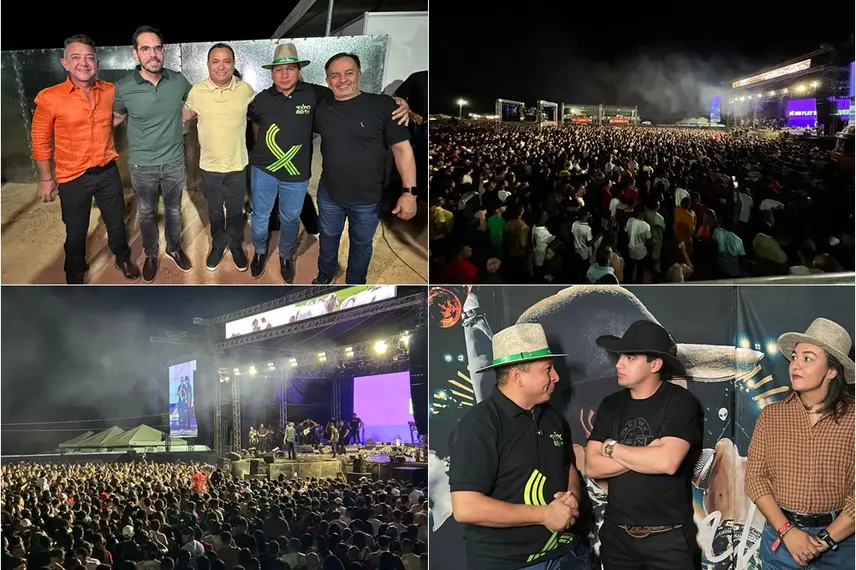 Segundo dia da ExpoAG agita Alvorada do Gurguéia com show de Natanzinho Lima