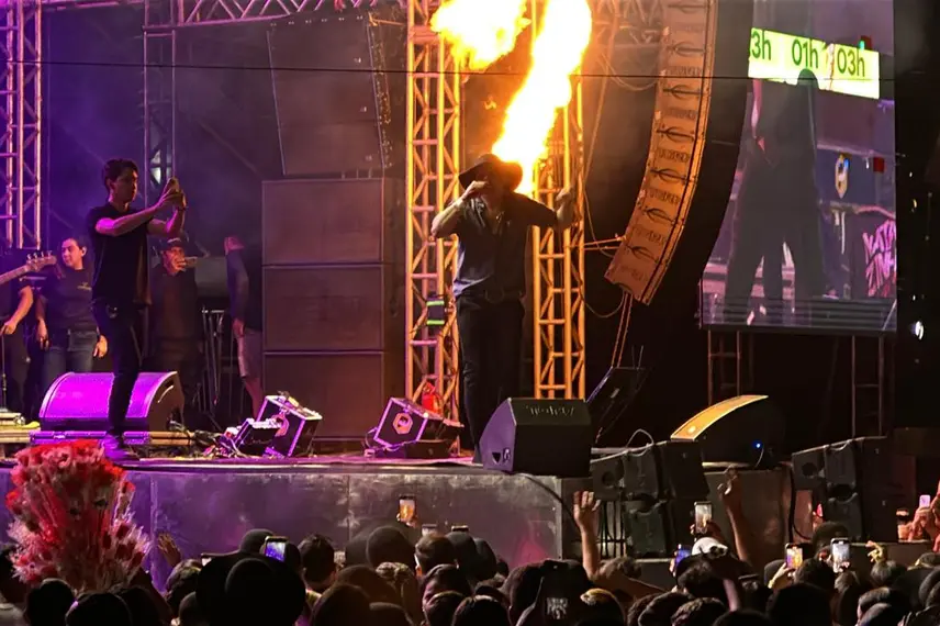 Segundo dia da ExpoAG agita Alvorada do Gurguéia com show de Natanzinho Lima
