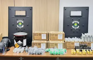 Sejus entrega equipamentos de proteção balística e de menor potencial ofensivo (Foto: Ascom Sejus)